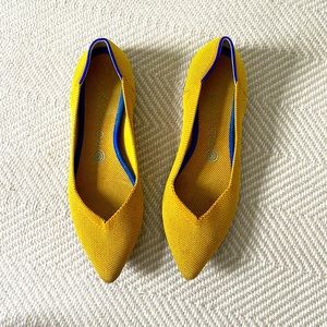 Rothy’s yellow flats